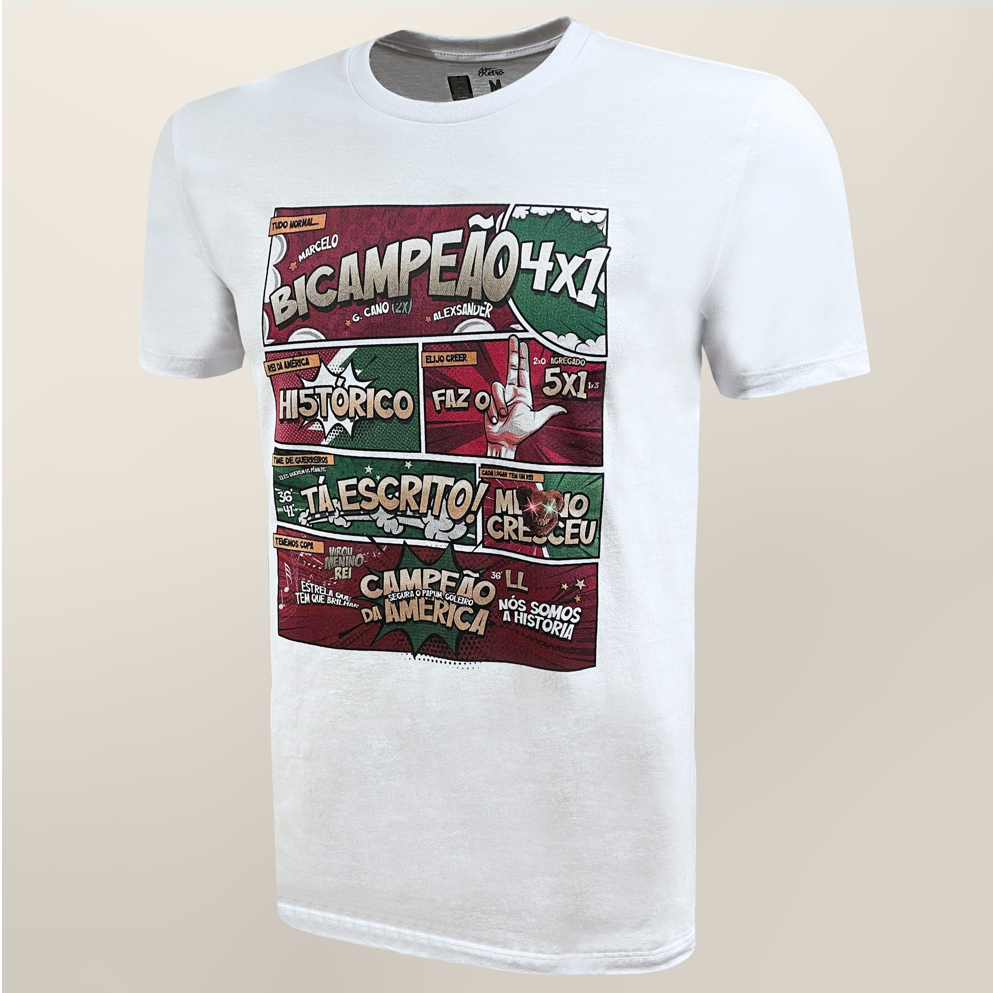 T-SHIRT FLUMINENSE QUADRINHOS
